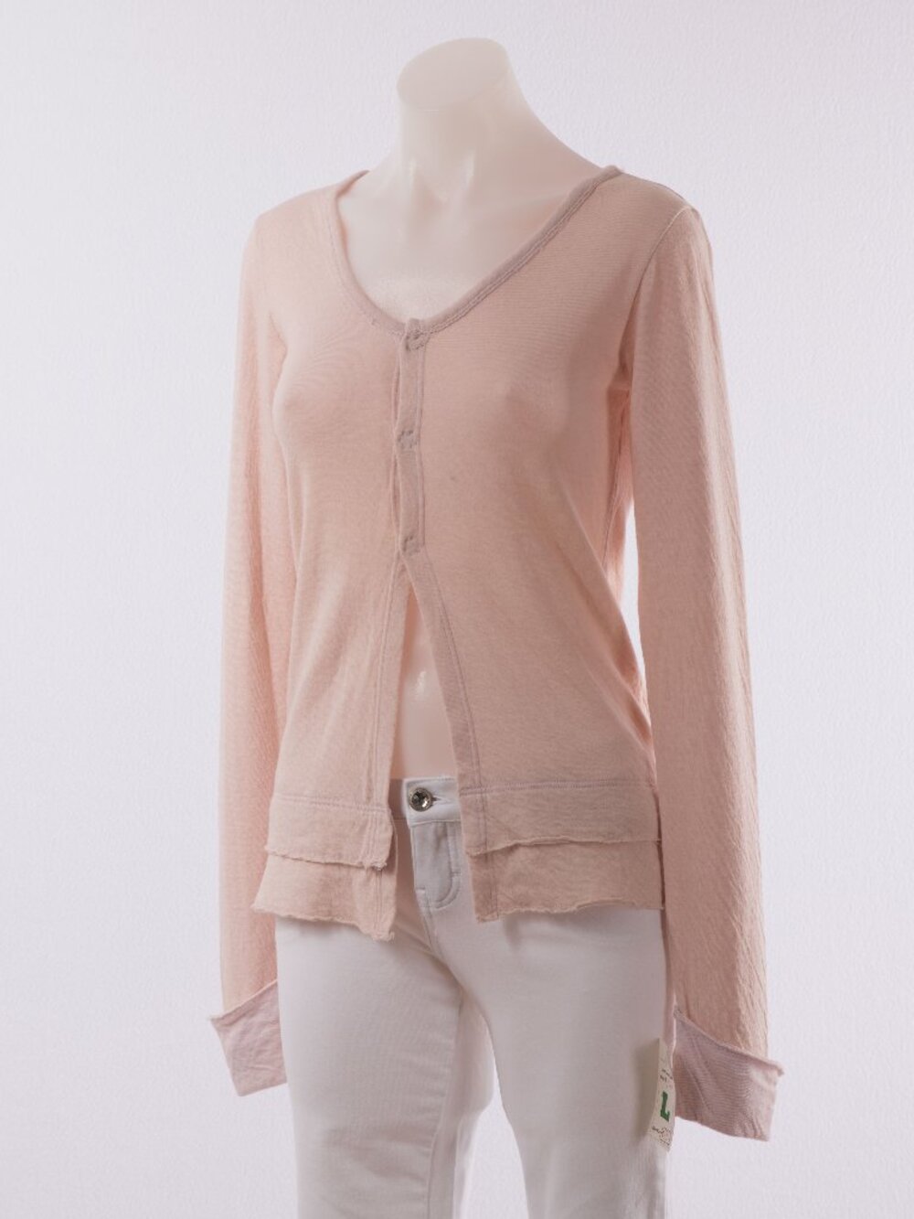 KristenseN Du Nord Blush Pink Lightweight Cardigan Size 1
